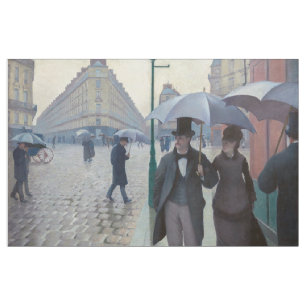 Tissu Gustave Caillebotte - Rue de Paris ; Temps de plui