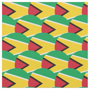 Tissu Guyana Flag & Guyana Trendy Fabric/fashion