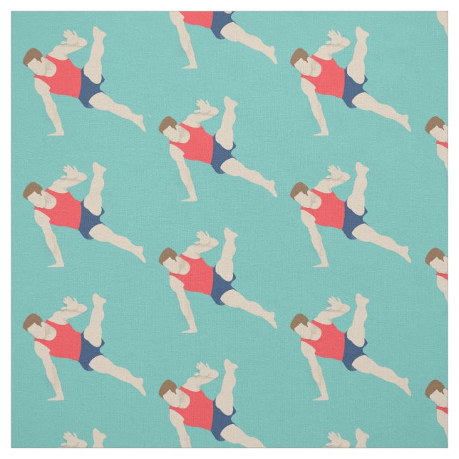 Tissu Gymnaste masculin (Échantillon)