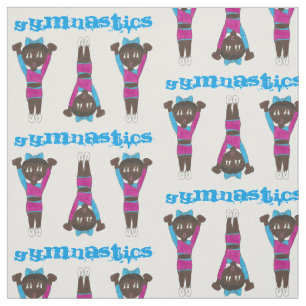 Tissu Gymnastique acrobatique Acro Tumbling Girl Gymnast