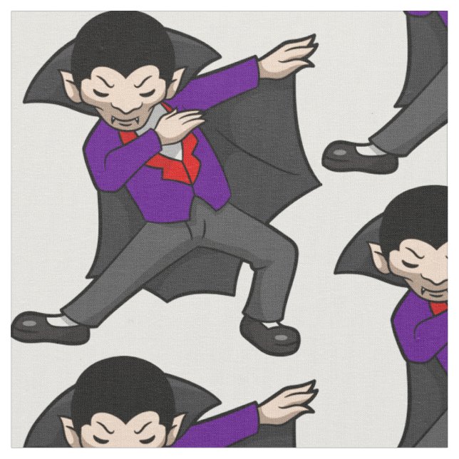 Tissu halloween dabbing dracula vampire (Fermer)