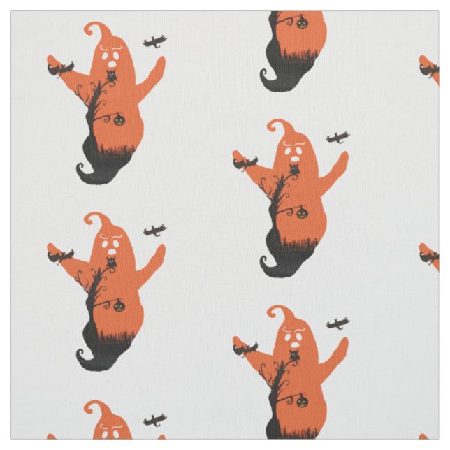 Tissu Halloween Fabric Personnalisé (Échantillon)