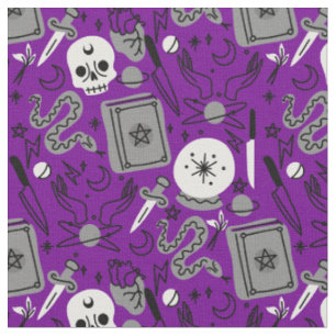 Tissu halloween occulte magique mystique ésotérique viol