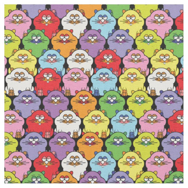 Tissu Hamsters Super Cute (Fermer)