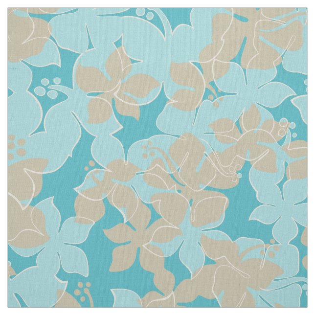 Tissu Hanalei Hawaii Hibiscus Camo Floral (Échantillon)