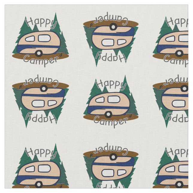 Tissu Happy Camper (Fermer)