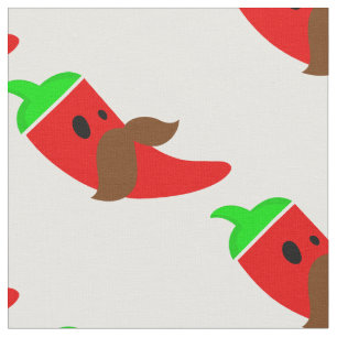Tissu happy cinco de mayo moustache poivre drôle