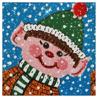 Tissu Happy Elf Fabric