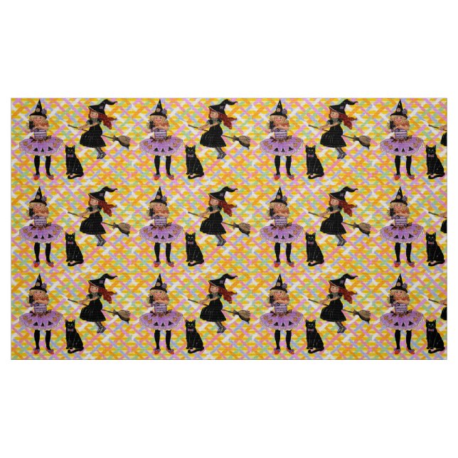 Tissu Happy Halloween Fabric (Fat Quarter)