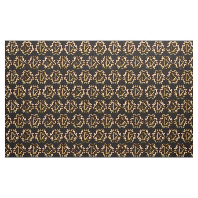 Tissu Harpe dans la couleur d'or (Yard)