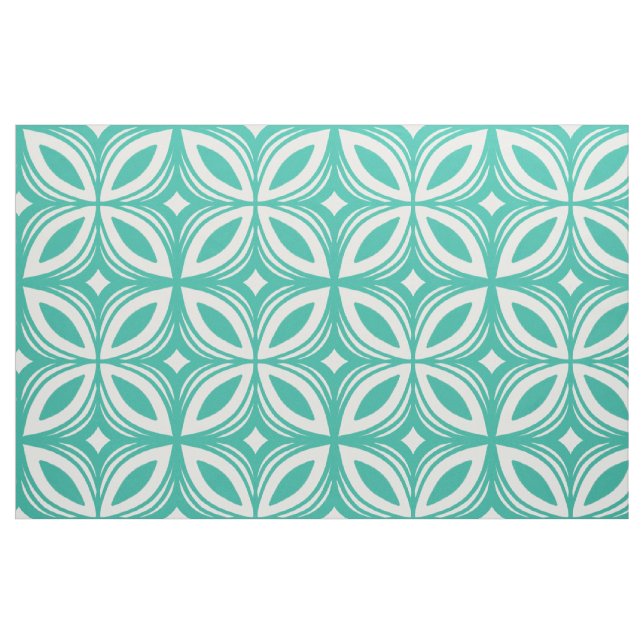 Tissu hawaïen de style rétro les années 50 (Fat Quarter)
