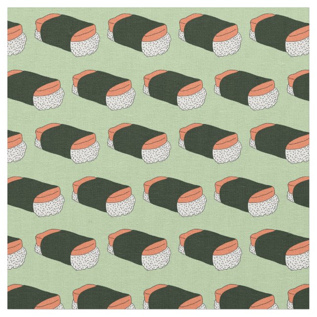 Tissu Hawaiian Musubi Sushi Motif alimentaire (Fermer)