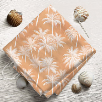 Tissu Hawaiian Palm Tree Silhouette Motif Tacao ID1093