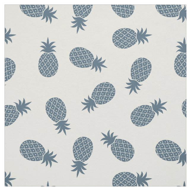 Tissu Hawaiian Pineapple Motif Design tropical (Échantillon)