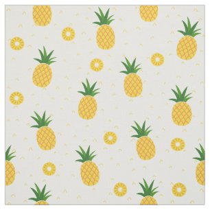 Tissu Hawaiian Pineapple Motif Design tropical