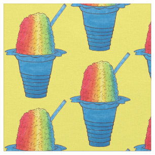 Tissu Hawaiian Rainbow Shave Ice Froid Dessert Hawaii