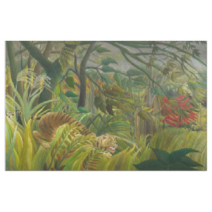 Tissu Henri Rousseau - Surpris !