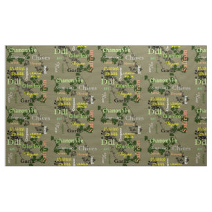 Tissu Herbes