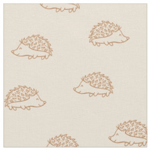 Tissu Hérisson Animal de la forêt Genre Neutre Enfants