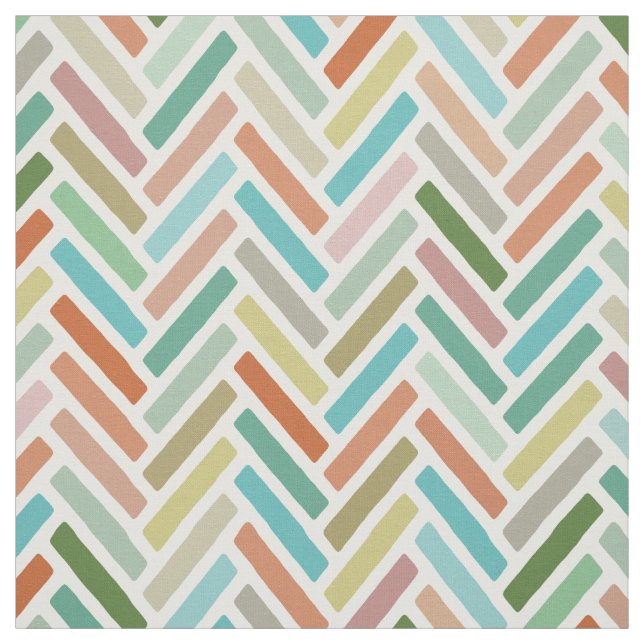 Tissu herringbone pastel (Échantillon)