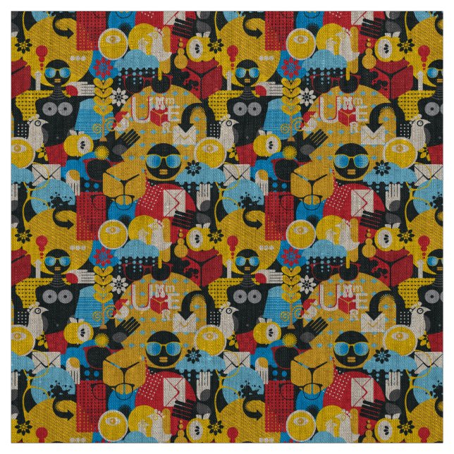Tissu Heure d'été (Échantillon)