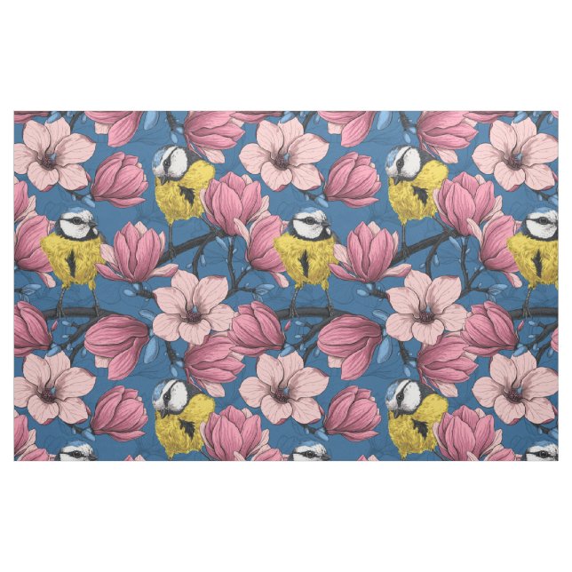 Tissu Heure du printemps (Fat Quarter)