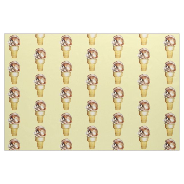 Tissu Heure pour la glace (Fat Quarter)