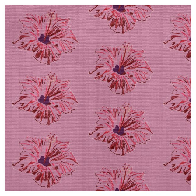 Tissu Hibiscus (Échantillon)
