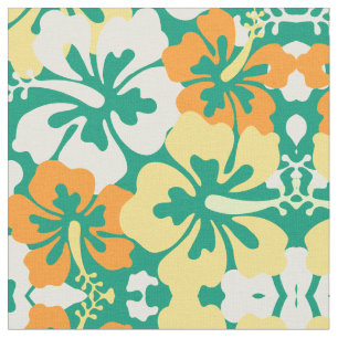Tissu Hibiscus Floral