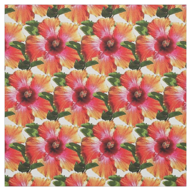 Tissu Hibiscus Flower HAMbyWG - Fabric (Échantillon)
