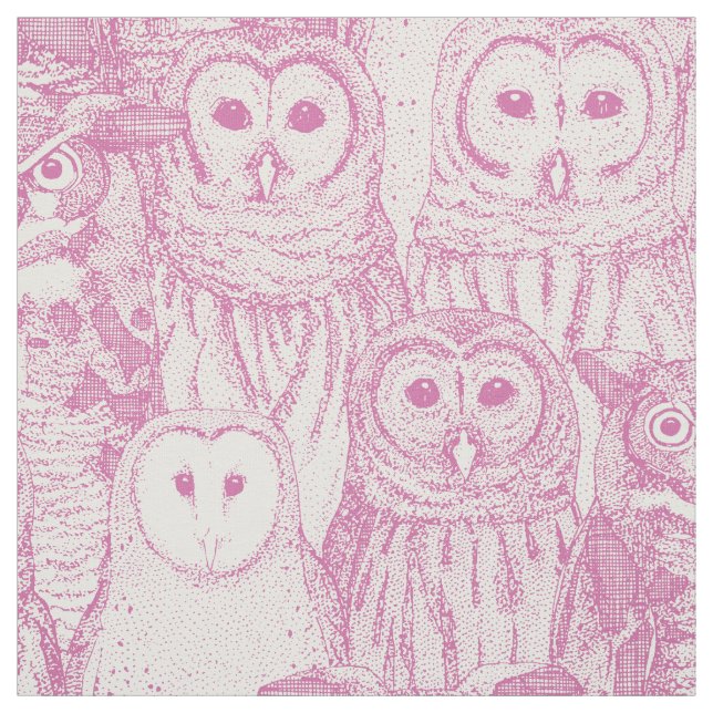 Tissu hibou Nc (Échantillon)
