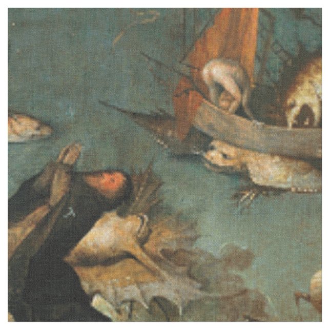 Tissu Hieronymus Bosch - Tentation De Saint Anthony (Fermer)