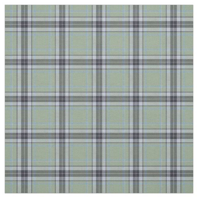 Tissu Highland Green Charcoal Plaid (Échantillon)