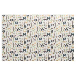Tissu Hippy Wild African Animaux Motifs sans couture