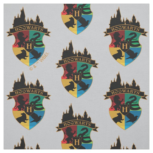 Tissu HoGWARTS™ Castle Crest House Insigne de fierté (Échantillon)