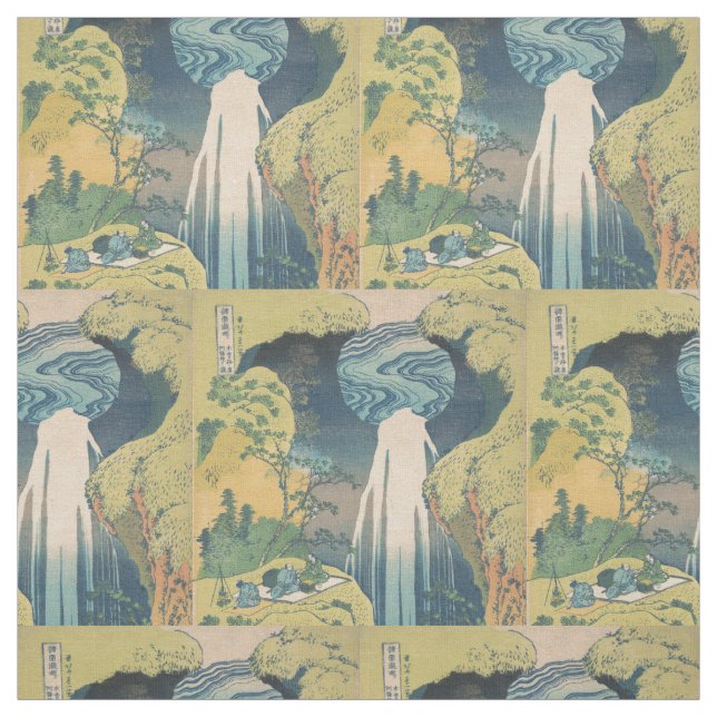 Tissu Hokusai Amida Cascade Japon (Échantillon)