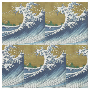 Tissu Hokusai Big Wave Japon Art japonais