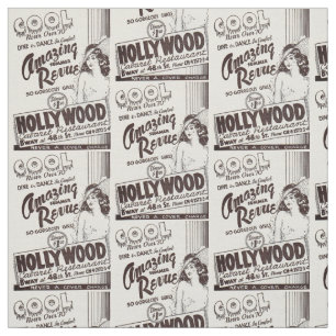 Tissu Hollywood Cabaret Restaurant et imprimé dans les a