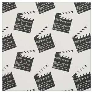 Tissu Hollywood Movie Film réalisateur Fun Clap Board