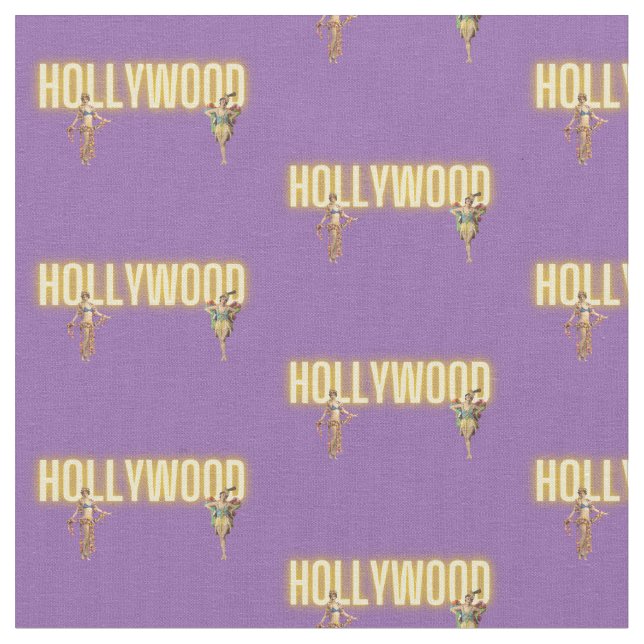 Tissu Hollywood Vintage Beauties & Neon (Fermer)