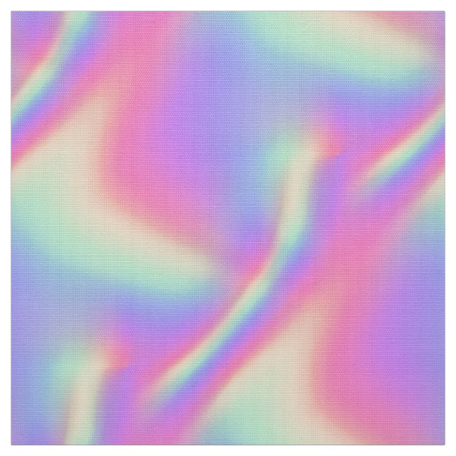 Tissu holographie pastel perle (Échantillon)