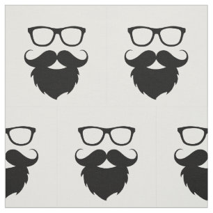 Tissu Homme à barbe drôle adulte