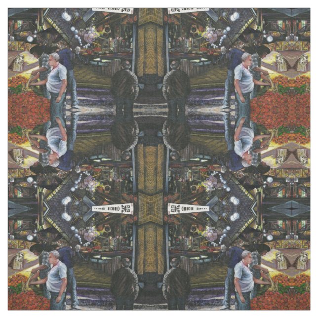 Tissu Hommes de commerce, Jérusalem (Échantillon)