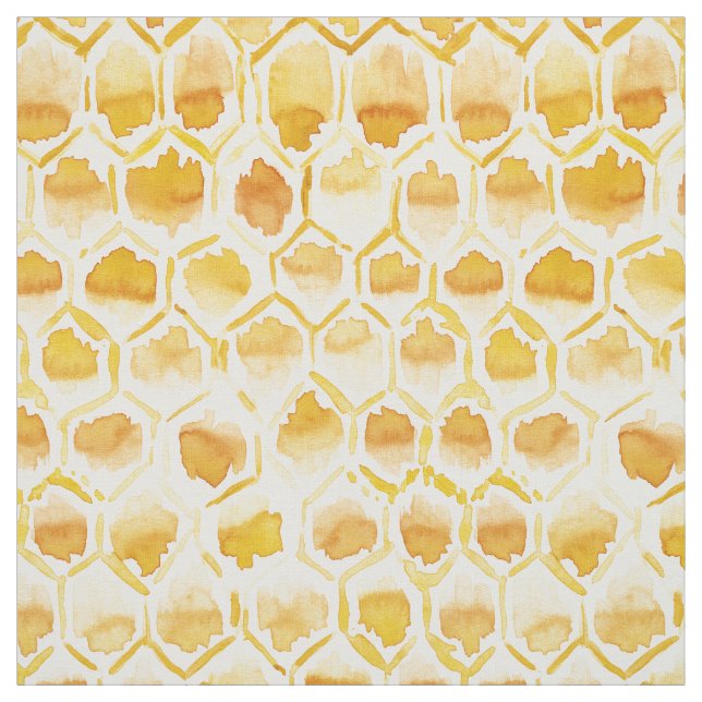 Tissu HONEY HOME Golden Beehive Honeycomb (Échantillon)