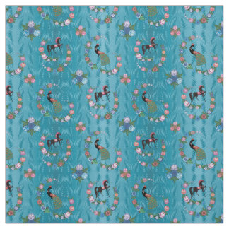 Tissu hongrois folklorique de motif