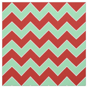 Tissu horizontal de motif de zigzag de Noël