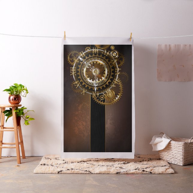 Tissu Horloge Steampunk avec des engrenages anciens (In Situ)