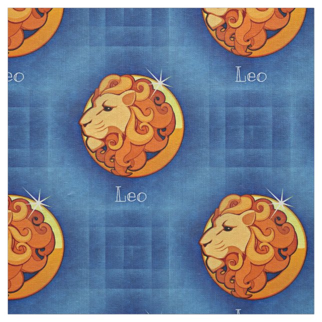 tissu horoscope leo (Échantillon)