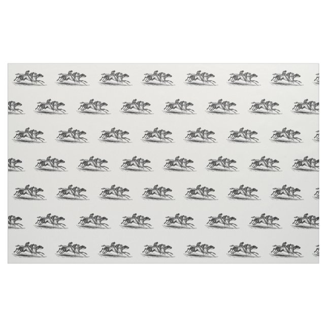 Tissu Horse Race Toile (Fat Quarter)