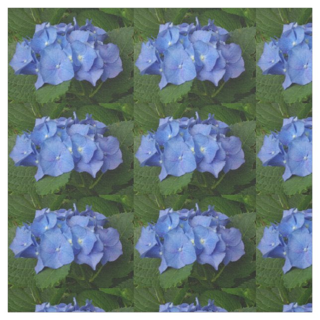 Tissu Hortensia Bleu (Échantillon)
